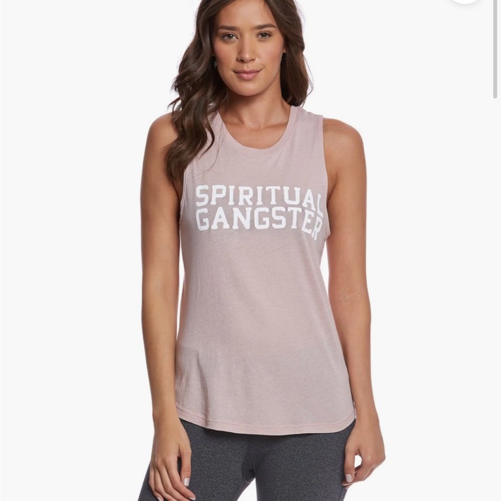 Spiritual Gangster Varsity Muscle Tank SZ S